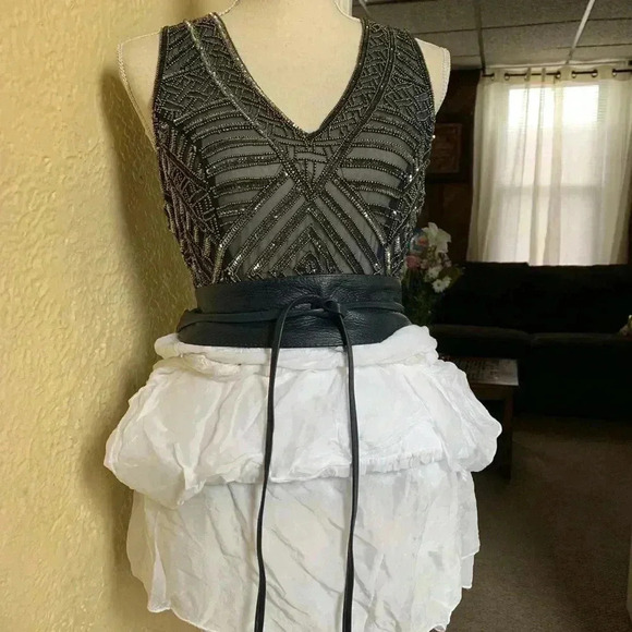 Beaded Silk Sexy Top - Picture 5 of 16